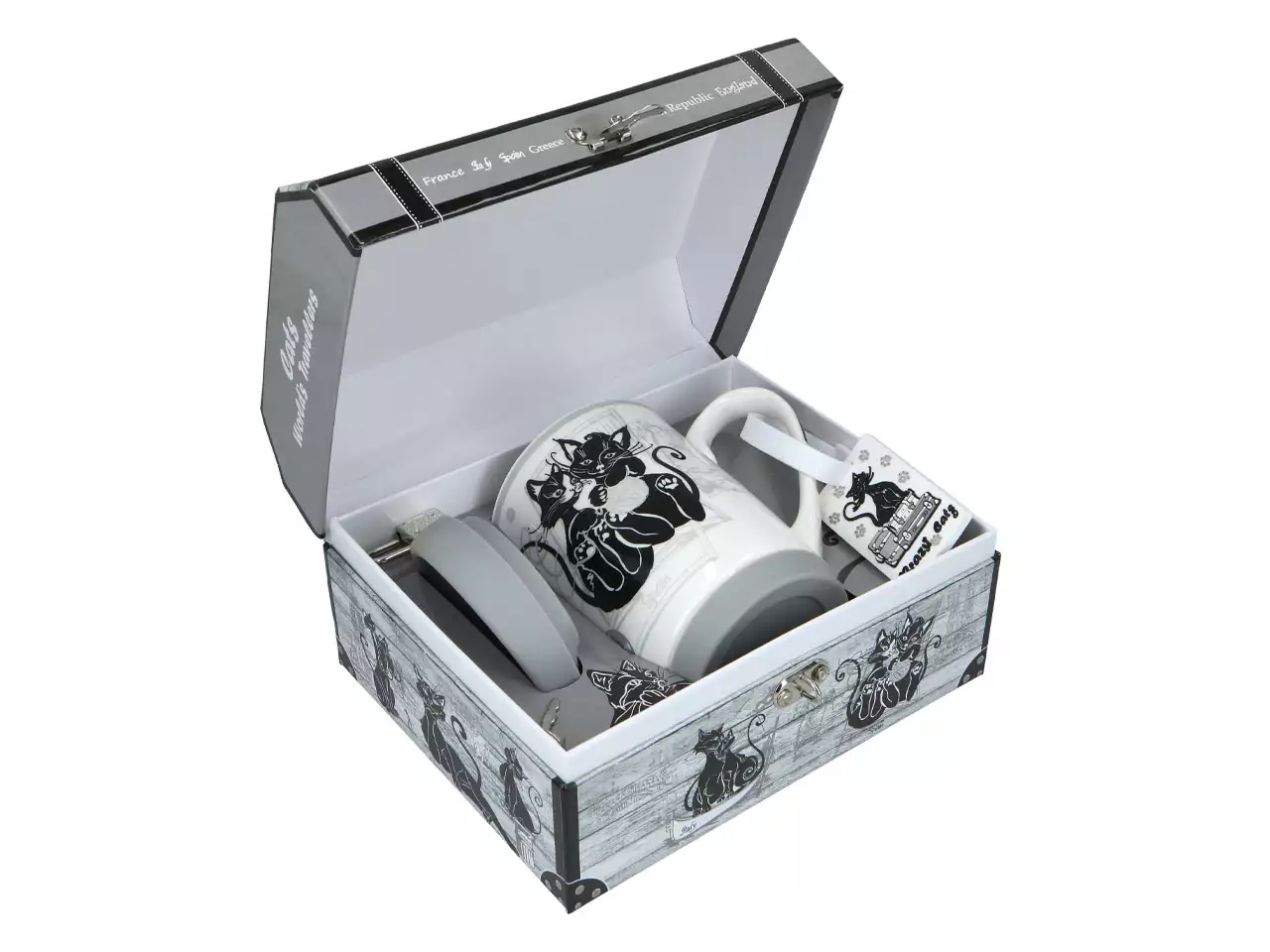 Kubek podróże wakacje koty